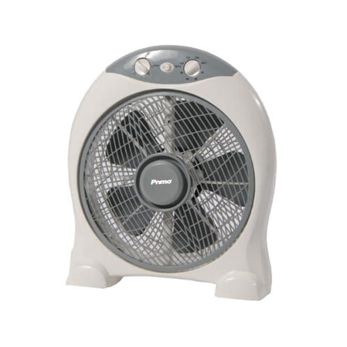 Primo Ανεμιστήρας Box Fan 30εκ KYT-12 Λευκός Γκρι