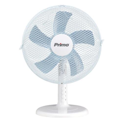 Primo Ανεμιστήρας Επιτραπέζιος 12' 45W με Διάμετρο 30cm PRTF-80509 Λευκός