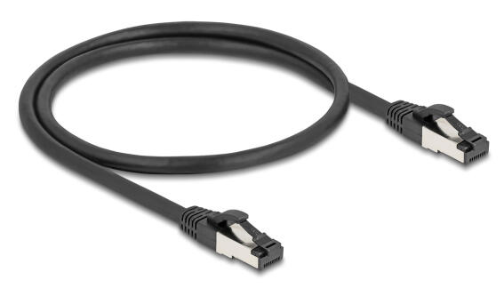 DELOCK καλώδιο δικτύου 80570 CAT 8.1 S/FTP copper 2000MHz 0.50m μαύρο