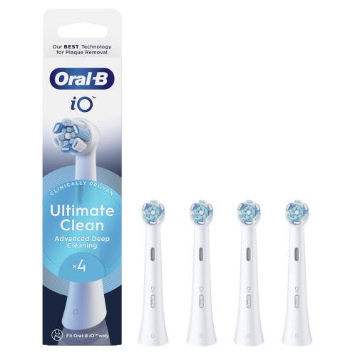Oral-B 80765102 ΙΟ Ultimate Clean Βουρτσάκι Λευκό Σετ 4τμχ