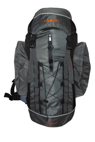 Campus Σακίδιο Πλάτης Climb 55lt Γκρι Μαύρο