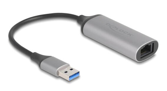 DELOCK αντάπτορας δικτύου 81571 USB 5Gbps Ethernet ασημί