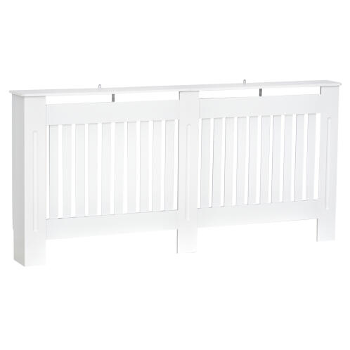 Homcom Κάλυμμα Kαλοριφέρ Ξύλινο MDF 172x19x81cm 820-031 Λευκό