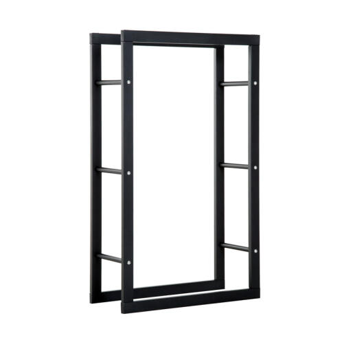 Homcom Μεταλλική Ξυλιέρα Τζακιού 60x25x100cm 820-146