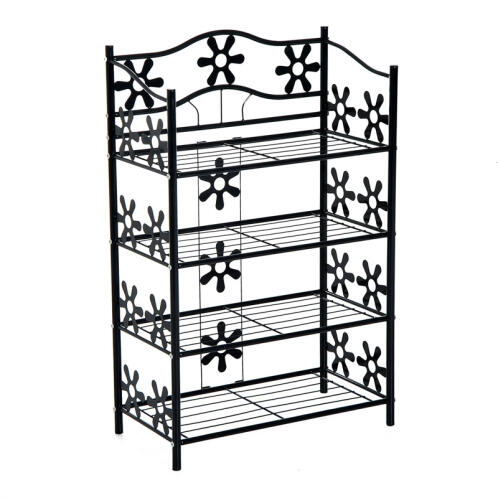 Μεταλλικό Stand Αποθήκευσης Παπουτσιών με 4 Ράφια 59.5 x 30 x 92 cm HOMCOM 833-282