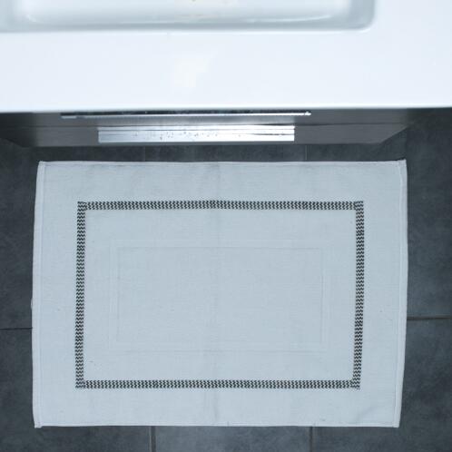 White Fabric Ταπέτο Astor Άσπρο