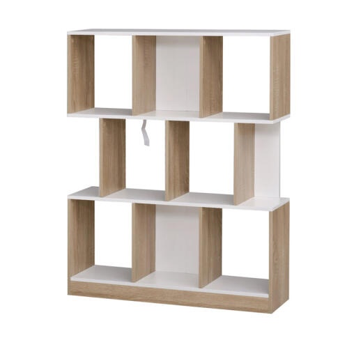 HOMCOM Ξύλινη Βιβλιοθήκη με 8 Ράφια 100 x 30 x 124 cm  836-259AK