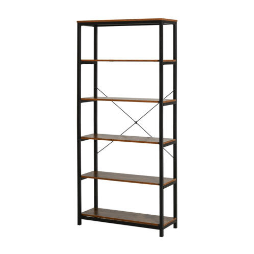 HOMCOM Μεταλλική Βιβλιοθήκη με 6 Ράφια 80 x 30 x 180 cm 836-279