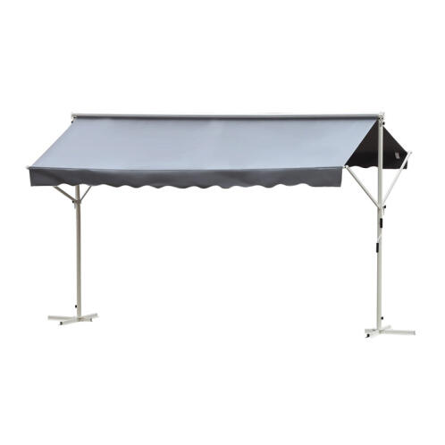 Μεταφερόμενη Τέντα Κήπου με Μεταλλικούς Βραχίονες και Ρυθμιζόμενη Κλίση 295 x 294 x 250 cm Outsunny 840-178GY