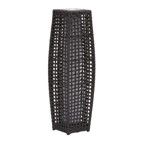 Ηλιακό Επιδαπέδιο Φωτιστικό LED από Rattan 19 x 19 x 78 cm Outsunny 841-054