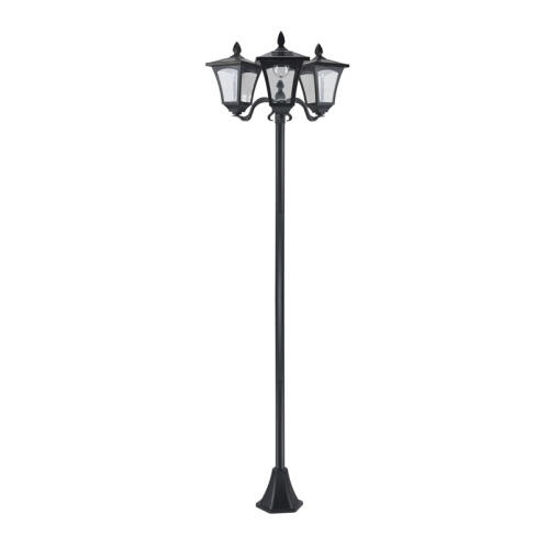 Outsunny Τριπλό Ηλιακό LED Φανάρι Κήπου Κολόνα 182.5 cm 842-109