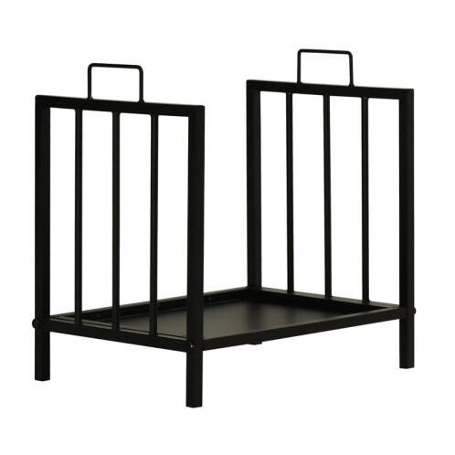 Outsunny Μεταλλική Ξυλιέρα Τζακιού 42x32.5x46cm 842-209