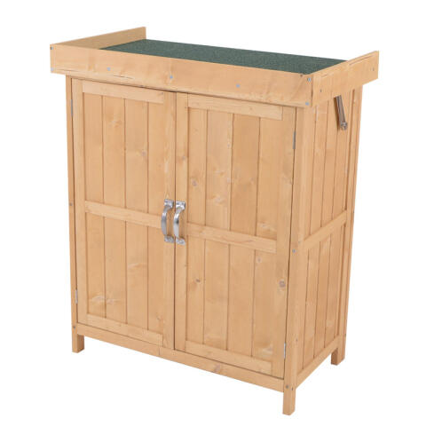 Homcom 845-212 Ξύλινη Αποθήκη Κήπου 74x43x88cm