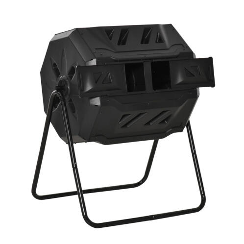 Outsunny Κάδος Ταχείας Κομποστοποίησης 160 Lt 71 x 64 x 92 cm 845-490