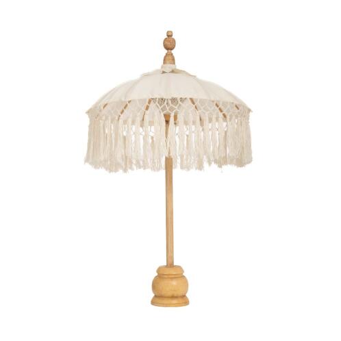 A.I. Ομπρέλα Διακοσμητική Μακραμέ Ø50x75εκ. Bali Εκρού