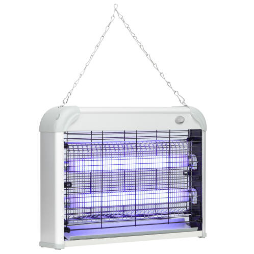 Outsunny 20W για έντομα και κουνουπιέρες με φώτα UV LED με αφαιρούμενο δίσκο, ABS και μέταλλο, 39x8x28 cm 849-019V90WT