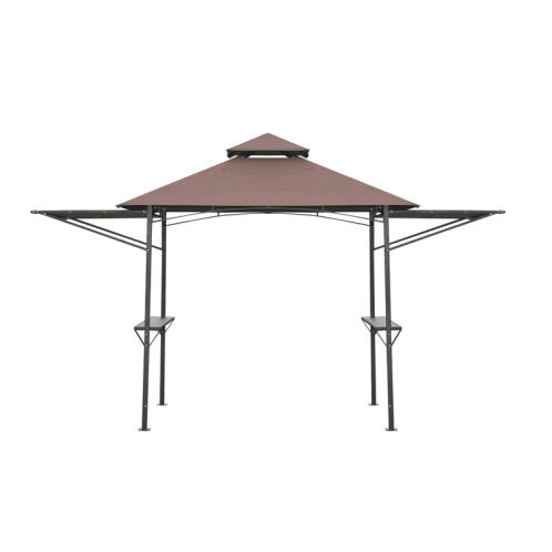 Κιόσκι Κήπου με Μεταλλικό Σκελετό και 2 Πάγκους 250 x 150 cm Outsunny 84C-011