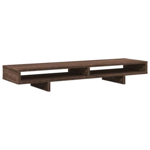 vidaXL Βάση Οθόνης Καφέ Δρυς 100x27x15 εκ. από Επεξ. Ξύλο 854757
