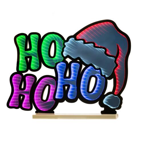 Infinity Χριστουγεννιάτικη Φωτιζόμενη Διακοσμητική Ξύλινη Παράσταση 62x40εκ.