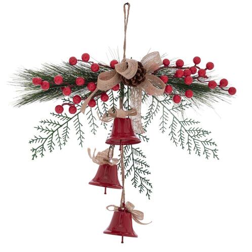 ΚΟΚΚΙΝΕΣ ΚΑΜΠΑΝΕΣ ΜΕ ΔΙΑΚΟΣΜΗΣΗ 30Χ45ΕΚ