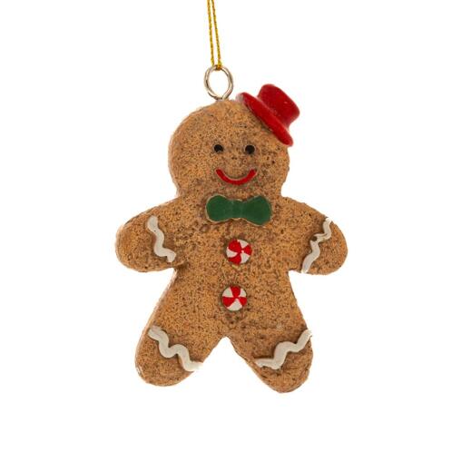 ΚΑΦΕ ΠΟΛΥΡΕΖΙΝ GINGERBREAD ΑΝΘΡΩΠΑΚΙ ΚΡΕΜΑΣΤΟ ΣΤΟΛΙΔΙ 6Χ8ΕΚ