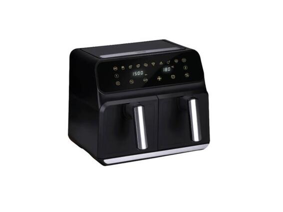 Alpina Φριτέζα Αέρος 8L με Δύο Κάδους 230V 1700W 37,8x36,4x31,9cm Μαύρη