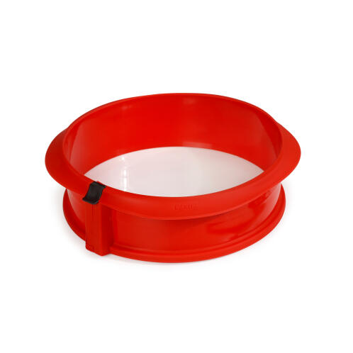 Lekue Φόρμα Σιλικόνης Στρογγυλή 23cm Κόκκινη Λυόμενη