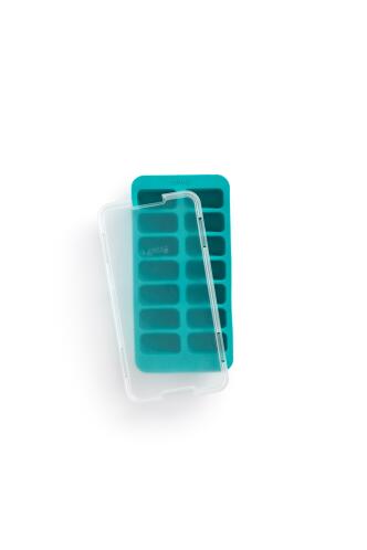 Lékué Παγοθήκη Για Παραλ/μα Παγάκια Με Καπάκι/Δισκάκι Γαλάζια