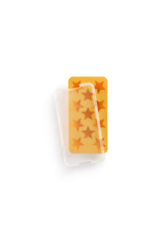 Lékué Παγοθήκη με Καπάκι Κίτρινη Για 11 Παγάκια Αστέρια-Συνθετική