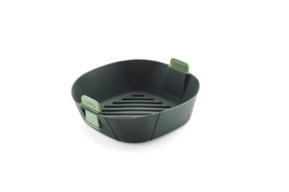 Lékué Φόρμα Σιλικόνης Πράσινη L 22x22x8.5cm για Air Fryer