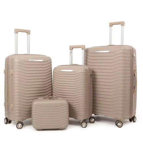 A.I Βαλίτσες Ταξιδιού με 4 Ρόδες 74x50x30 65x44x27 55x38x23 25x32x16εκ Σετ 4τμχ Χακί
