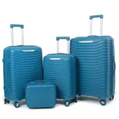 A.I Βαλίτσες Ταξιδιού με 4 Ρόδες 74x50x30 65x44x27 55x38x23 25x32x16εκ Σετ 4τμχ Μπλε