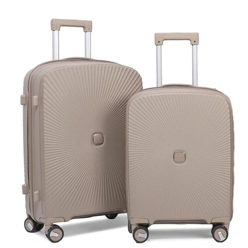 A.I Βαλίτσες Ταξιδιού με 4 Ρόδες 64x43x25Εκ 55x38x20Εκ Σετ 2τμχ Χακί