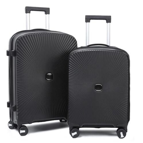 A.I Βαλίτσες Ταξιδιού με 4 Ρόδες 64x43x25Εκ 55x38x20Εκ Σετ 2τμχ Μαύρο