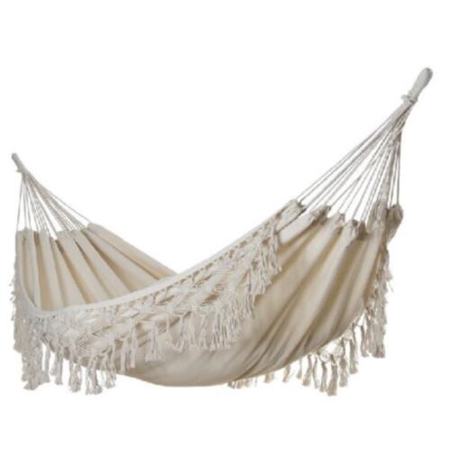 Velco, Αιώρα, διπλή με κρόσι δαντέλα, λευκή