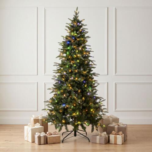 ΔΕΝΔΡΟ PRE-LIT NOBLE FIR 270EK ΜΕ 600 LED ΛΕΥΚΑ AND ΠΟΛΥΧΡΩΜΑ ΛΑΜΠΑΚΙΑ