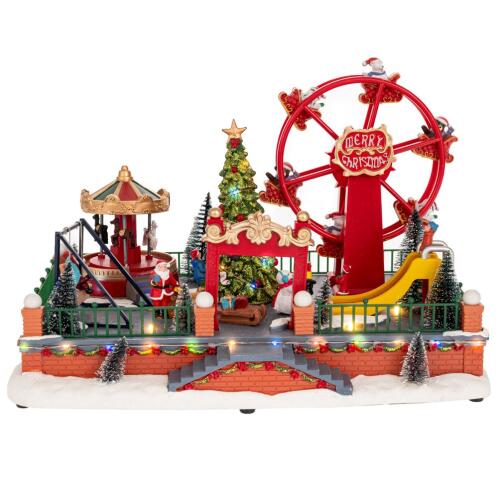 ΦΩΤΙΖΟΜΕΝΟ ΛΟΥΝΑ ΠΑΡΚ ΜΕ ΚΑΡΟΥΖΕΛ ΚΑΙ ΡΟΔΑ AND ΚΙΝΗΣΗ 37Χ23Χ25ΕΚ ΡΕΥΜΑΤΟΣ