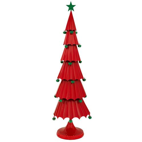 ΚΟΚΚΙΝΟ ΜΕΤΑΛΛΙΚΟ ΔΕΝΤΡΟ ΜΕ ΒΑΣΗ 28.5Χ28.5Χ96.5