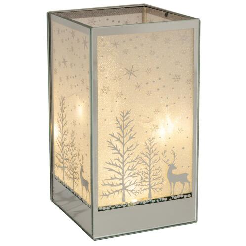 ΤΕΤΡΑΓΩΝΟ ΓΥΑΛΙΝΟ LED ΚΗΡΟΠΗΓΙΟ ΜΕ ΧΡΙΣΤ ΝΙΚΟ ΣΚΗΝΙΚΟ 10Χ10Χ18ΕΚ ΜΠΑΤΑΡΙΑΣ