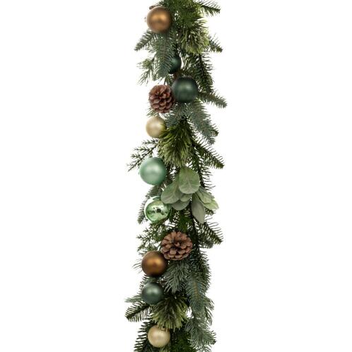 ΠΡΑΣΙΝΗ ΓΙΡΛΑΝΤΑ ΜΕ ΚΟΥΚΟΥΝΑΡΙΑ ΚΑΙ ΜΠΑΛΕΣ 180ΕΚ