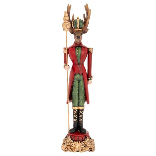 ΚΟΚΚΙΝΟΣ  ΠΡΑΣΙΝΟΣ ΠΟΛΥΡΕΖΙΝ ΤΑΡΑΝΔΟΣ ΜΕ ΣΚΗΠΤΡΟ 9Χ9Χ37,5ΕΚ