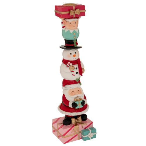 ΠΟΛΥΡΕΖΙΝ ΔΙΑΚΟΣΜΗΤΙΚΟ ΚΗΡΟΠΗΓΙΟ ΜΕ ΑΙ ΒΑΣΙΛΗ ΚΑΙ ΧΙΟΝΑΝΘΡΩΠΟ 8Χ7.5Χ31ΕΚ