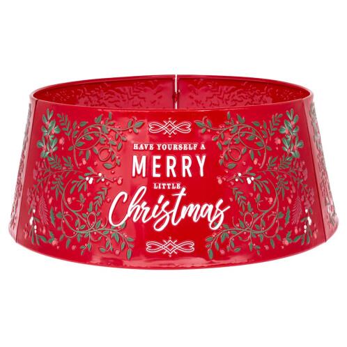 A.I. Decoration Ποδιά Δέντρου Μεταλλική Merry Christmas Ø65Χ25,5εκ.