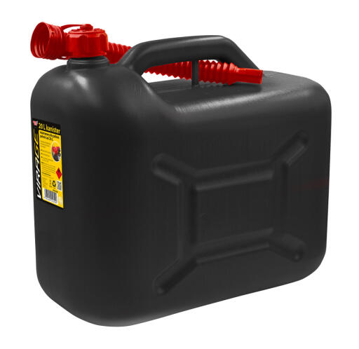 MOJE AUTO δοχείο καυσίμων 94-066 με σπιράλ πλαστικό 20lt μαύρο