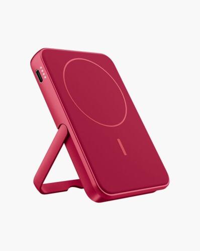 FNR Powerbank Wireless Magnet 5000 mAh Berry Red