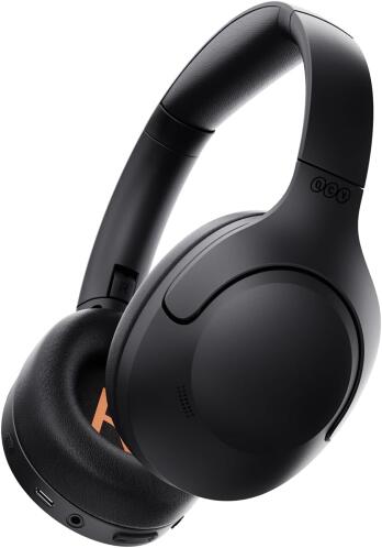 QCY H3 Lite Headset Black - ANC Noise Canceling 40mm drivers 68ms latency - 60h battery