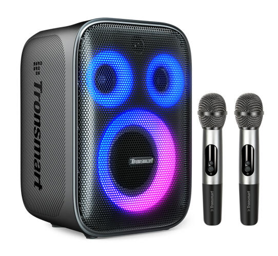 Tronamart Φορητό Ηχείο Halo 200 με 2x Μικρόφωνα 120W 15000mAh LED Μαύρο