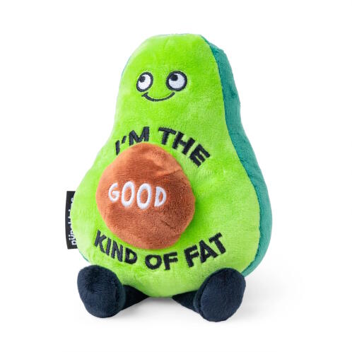 Punchkins Plush Avocado Λούτρινο – "I'm The Good Kind Of Fat"
