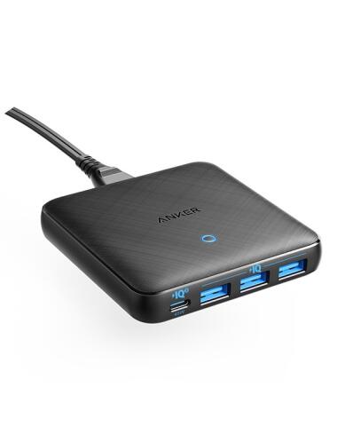 ANKER POWERPORT ATOM III SLIM,65W,USB-C,3xUSB-Α BL
