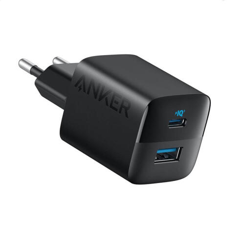 ANKER CHARGER 323 33W DUAL PORT USB-C/A BLACK